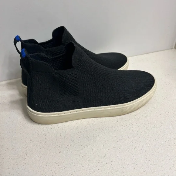 Rothy’s The Chelsea Slip On Sneaker Booties Black 5.5 - Picture 4 of 6